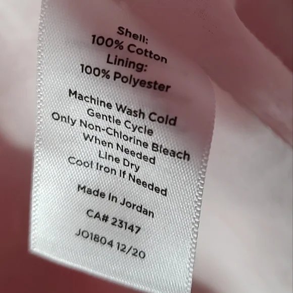 Talbot's Pinstripe Blazer Color White And Coral 2 Pockets Size 16 P Buttons New - Picture 7 of 9